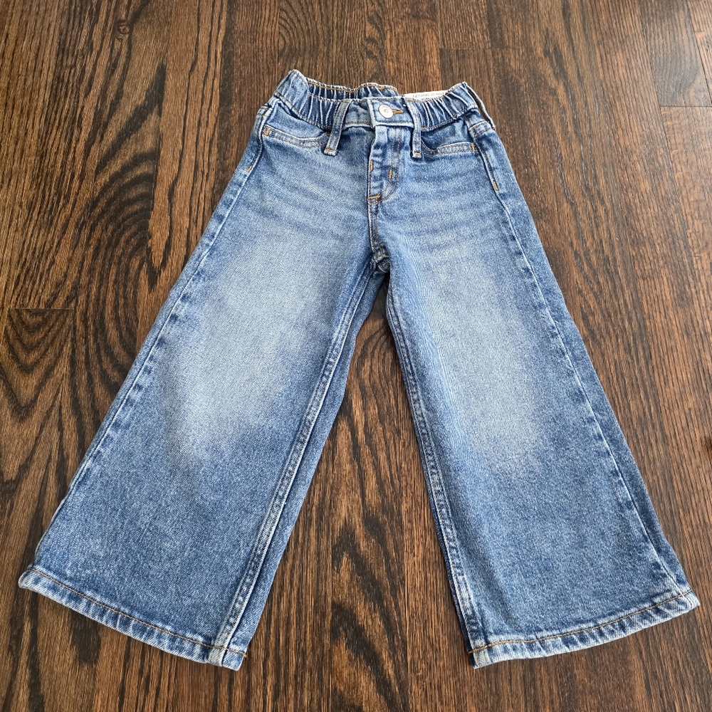 Girls Wide Leg Jeans 2T
